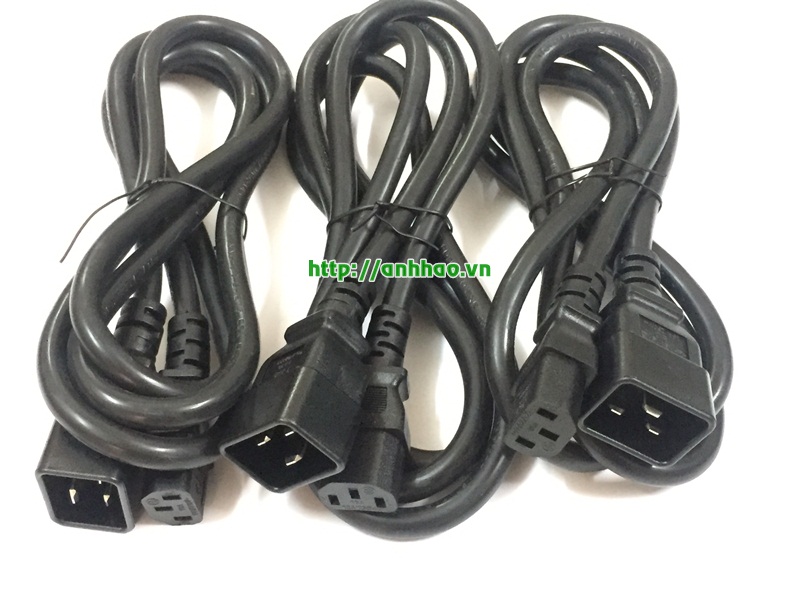 Dây nguồn C13 C20 dài 1.5M tiết diện lỗi 3x2.08mm2
